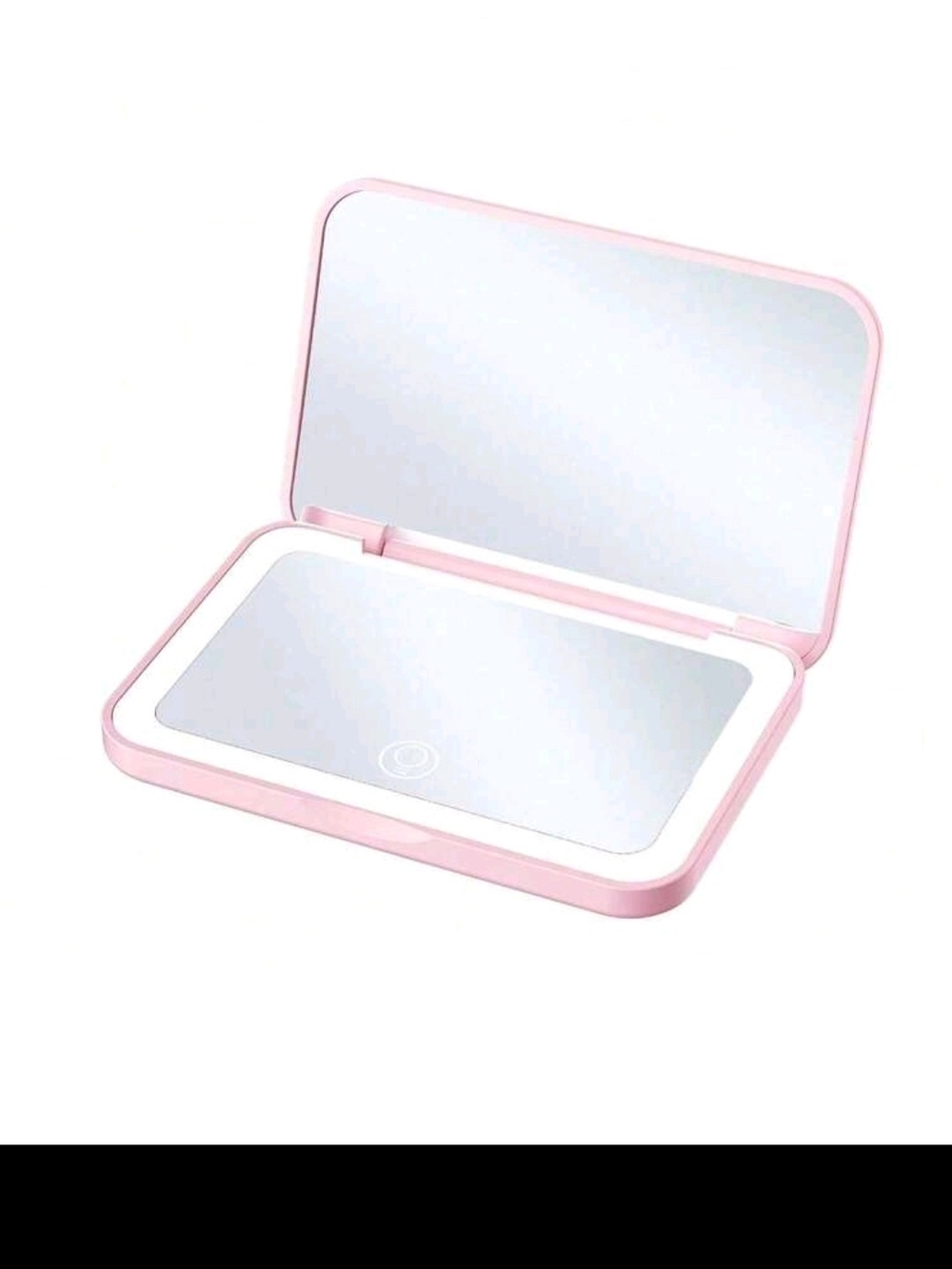 Compact LED Lighted Makeup Mirror - Pink - Picture 11 of 11